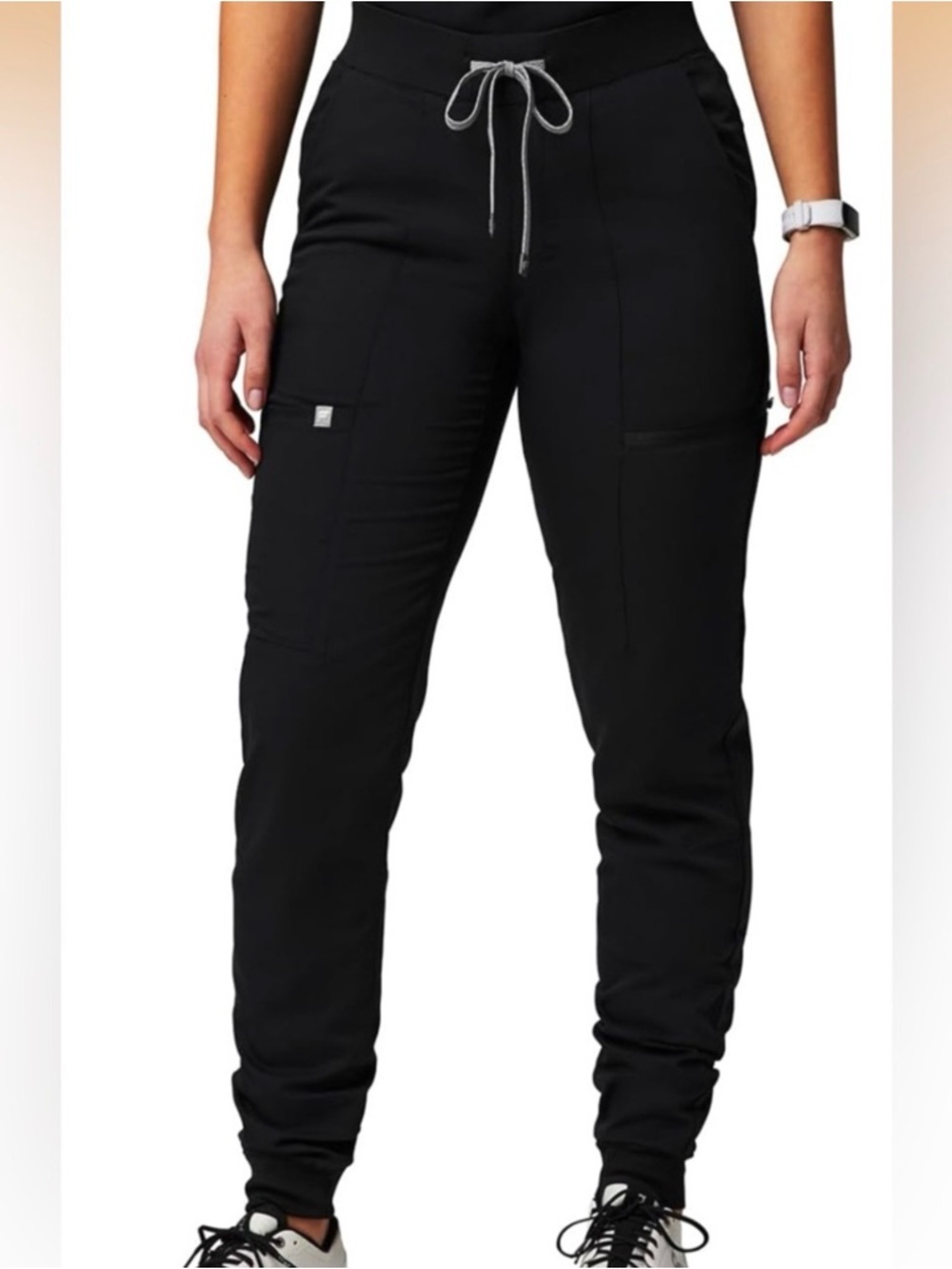 Fabletics Women's Active Scrub Pant Jogger - Black XXL 1X